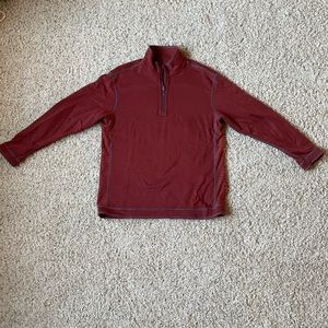 Men’s tommy Bahama XL quarter zip reversible sweater